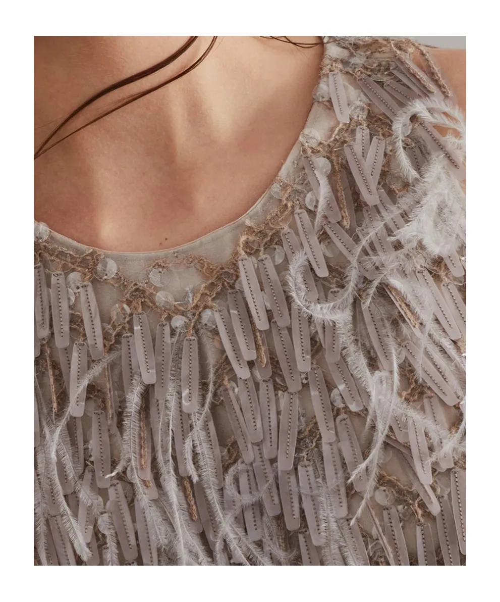 Dazzling Embroidered Top