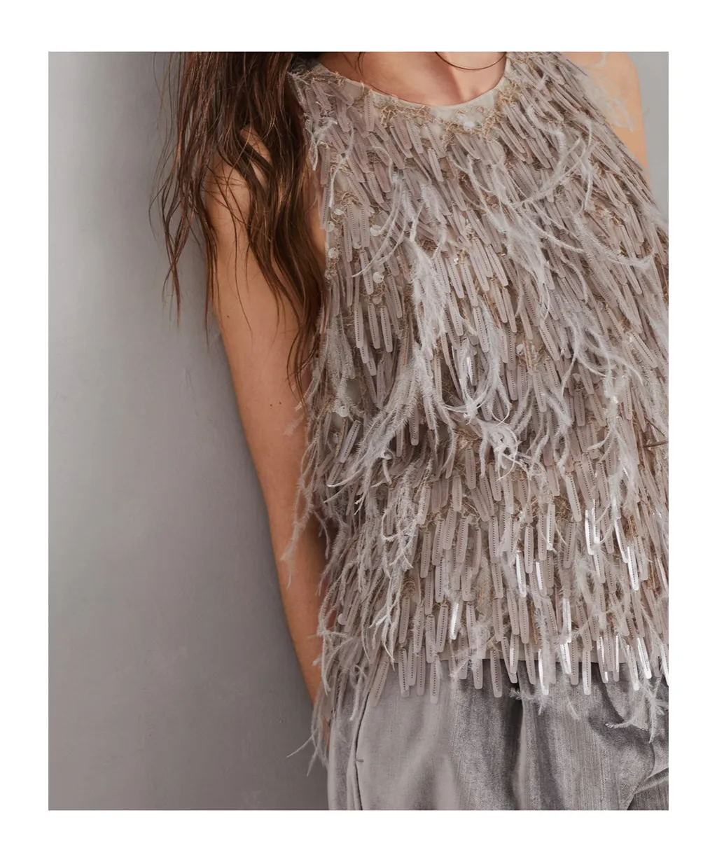 Dazzling Embroidered Top