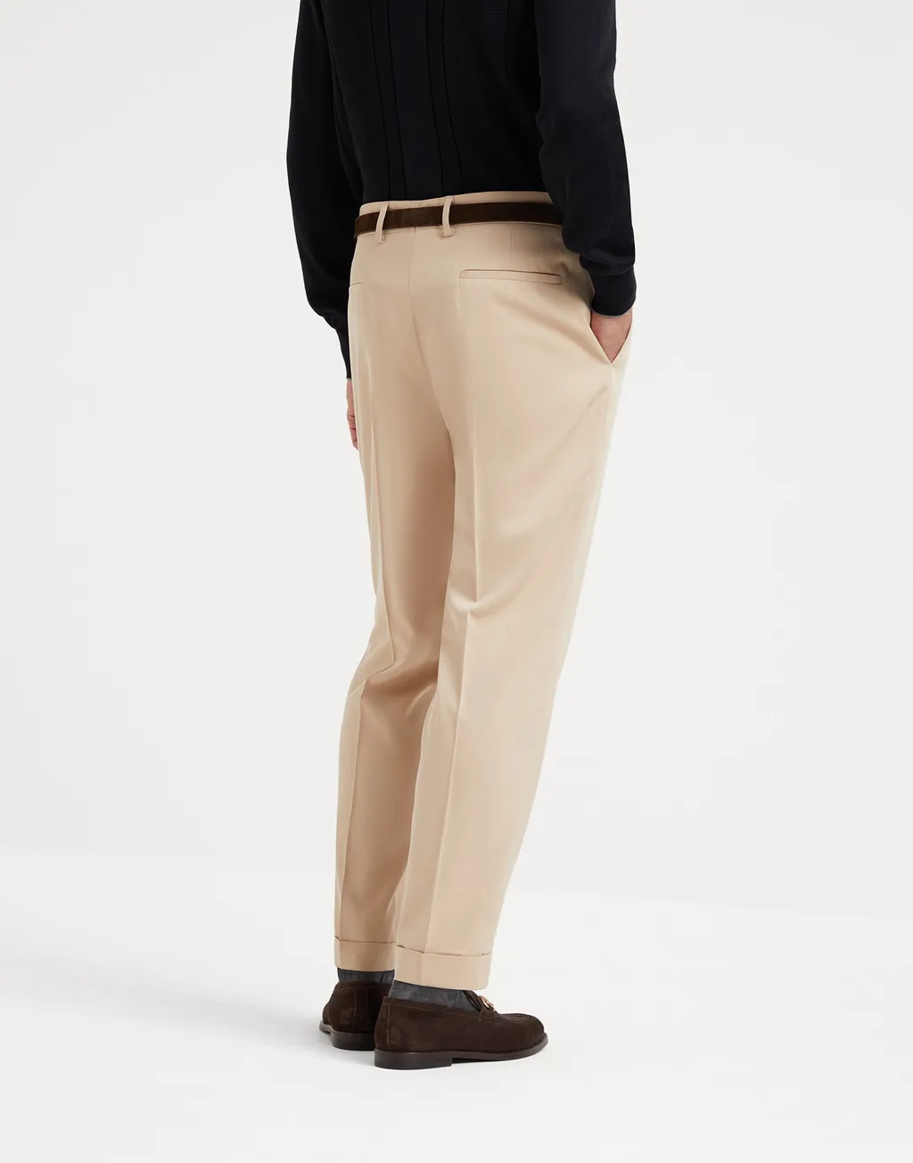 Tapered-Leg Trousers