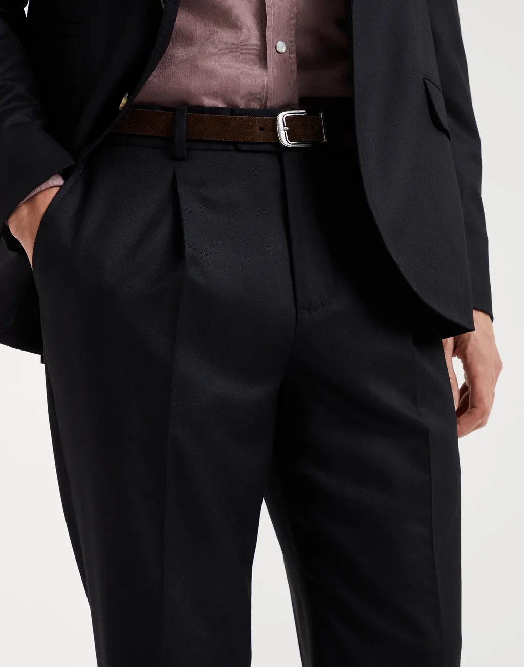Tapered-Leg Trousers