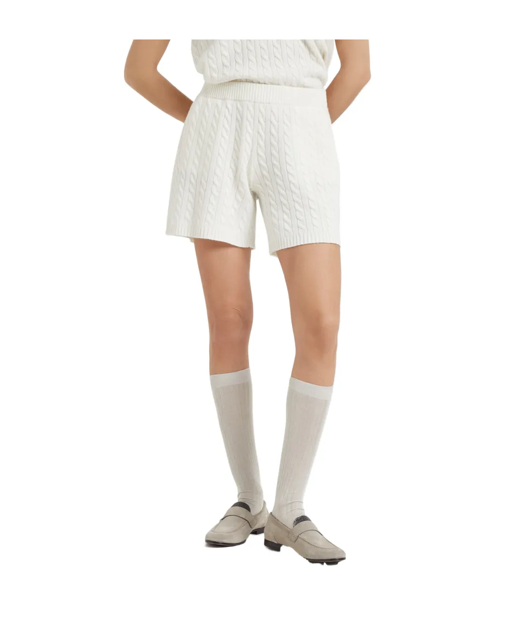 Cashmere Bermuda Shorts
