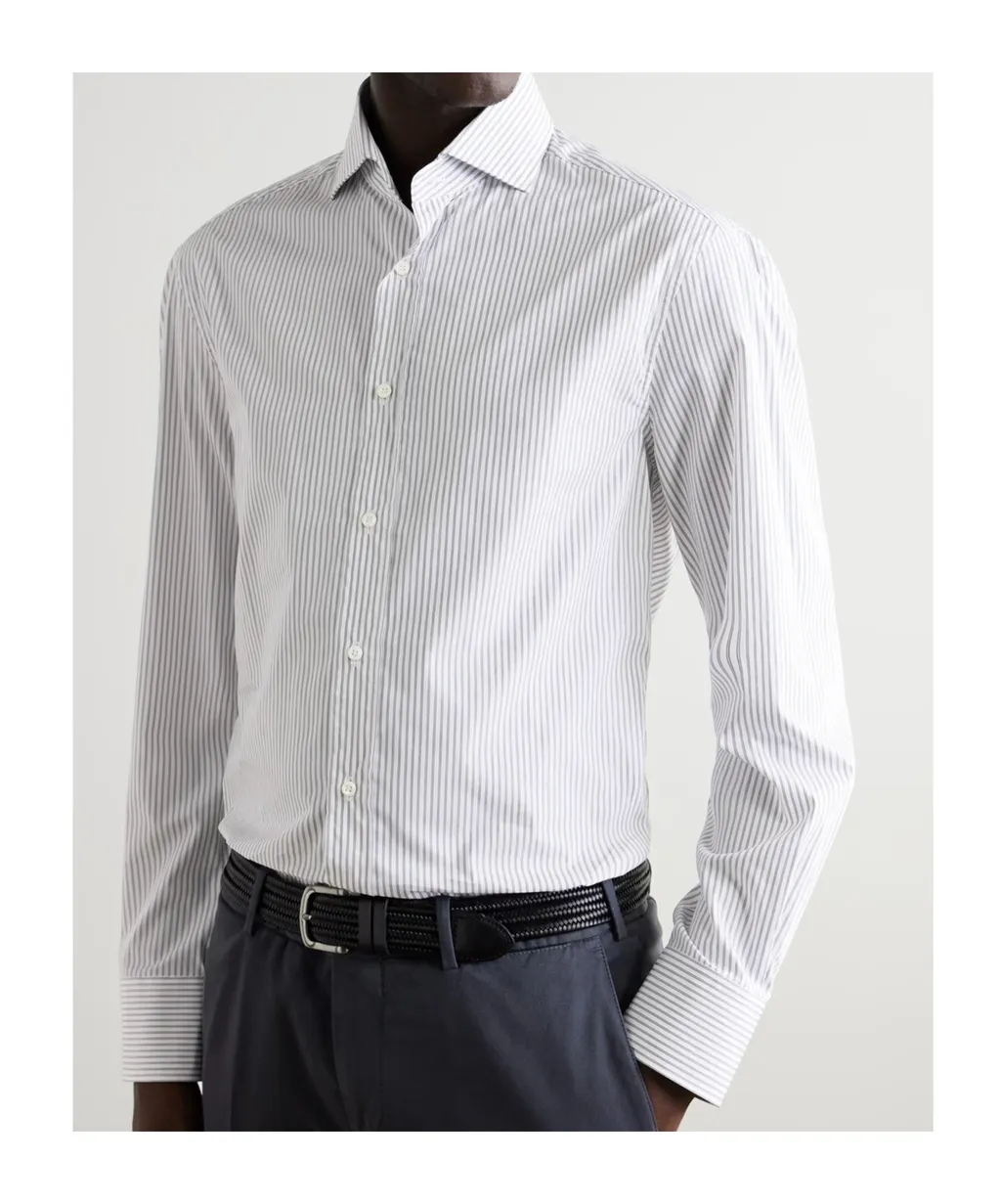 Lapel Long-Sleeved Shirt