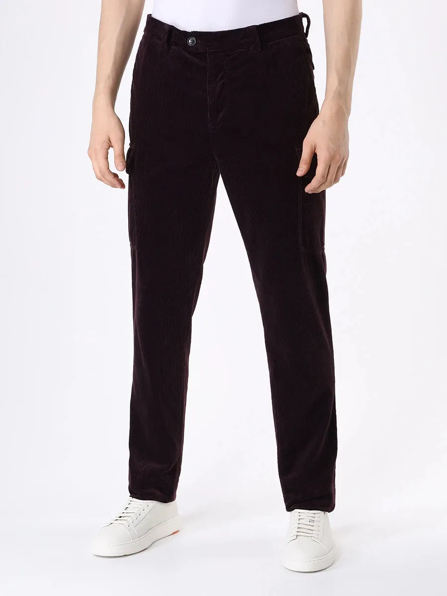 Corduroy Straight-Leg Trousers