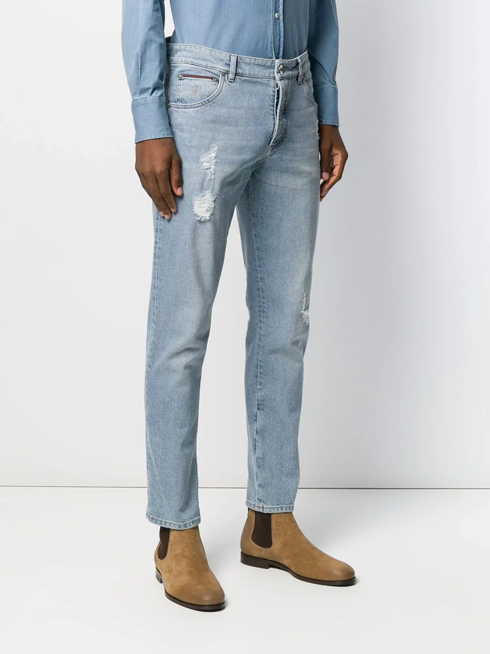 Distressed Detail Jeans