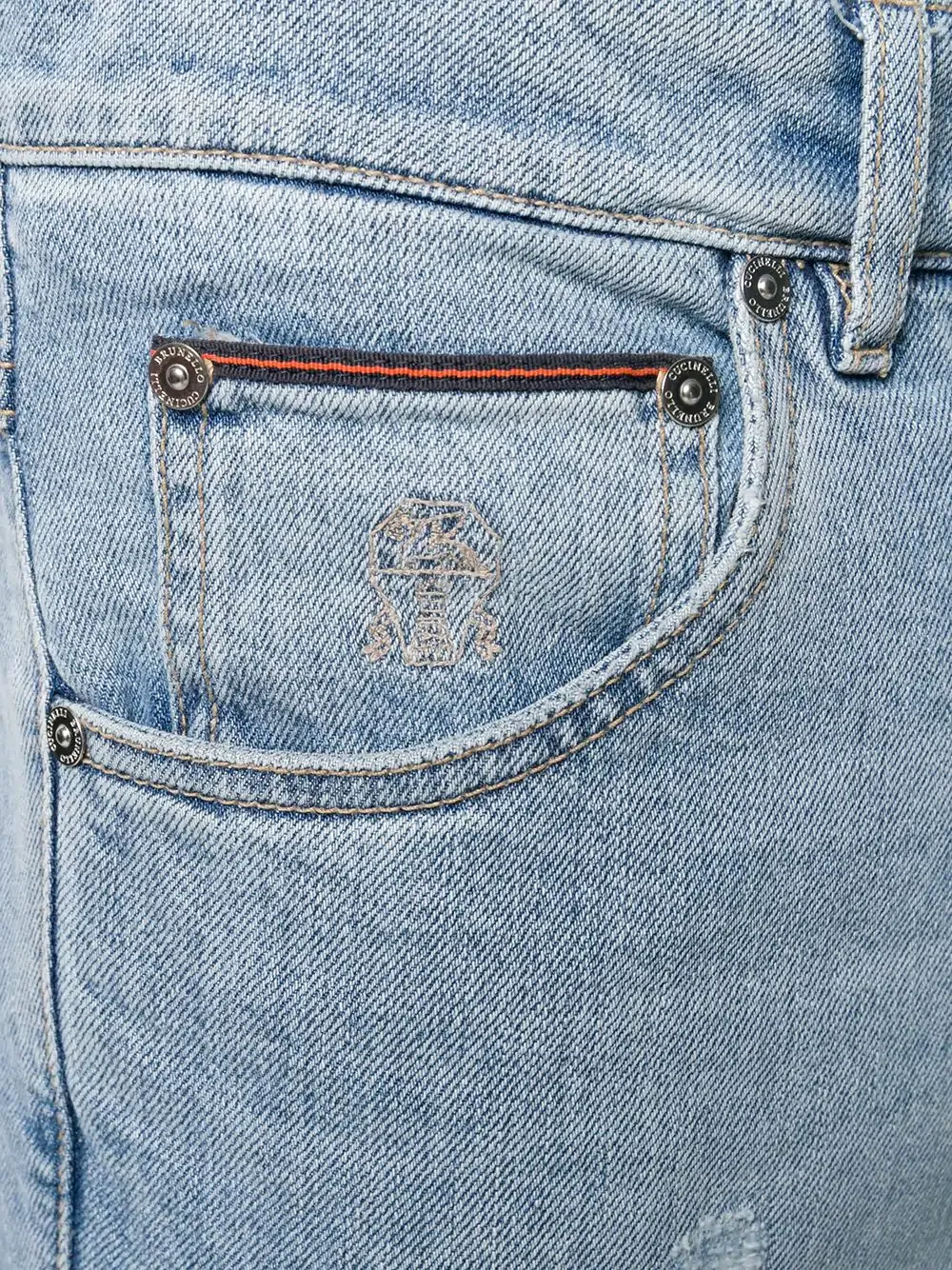 Distressed Detail Jeans