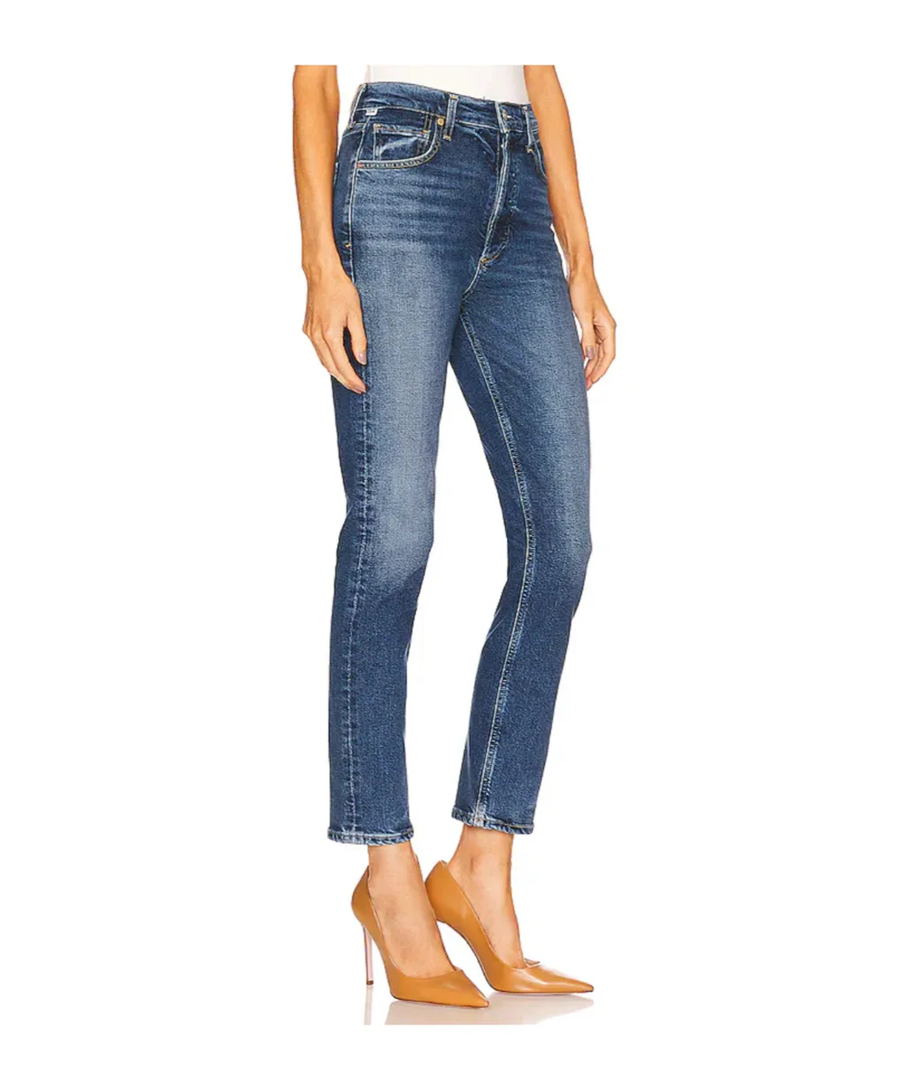 Charlotte High-Waisted Straight Leg Jeans