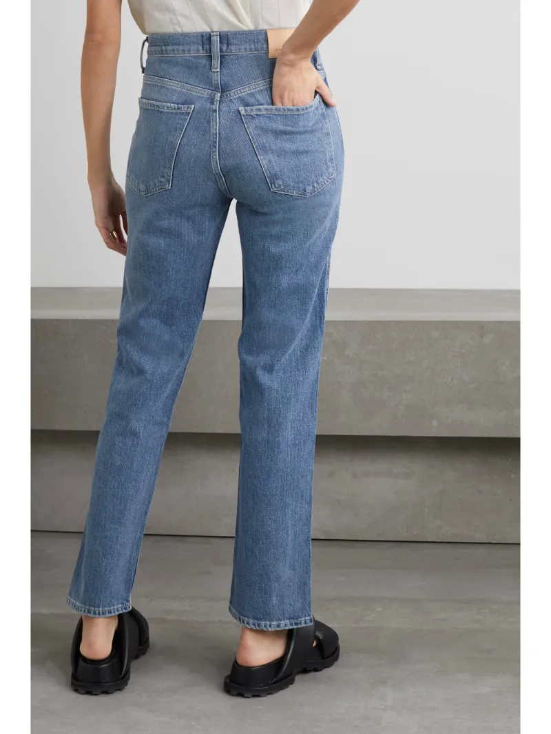 Daphne High-Rise Straight-Leg Jeans