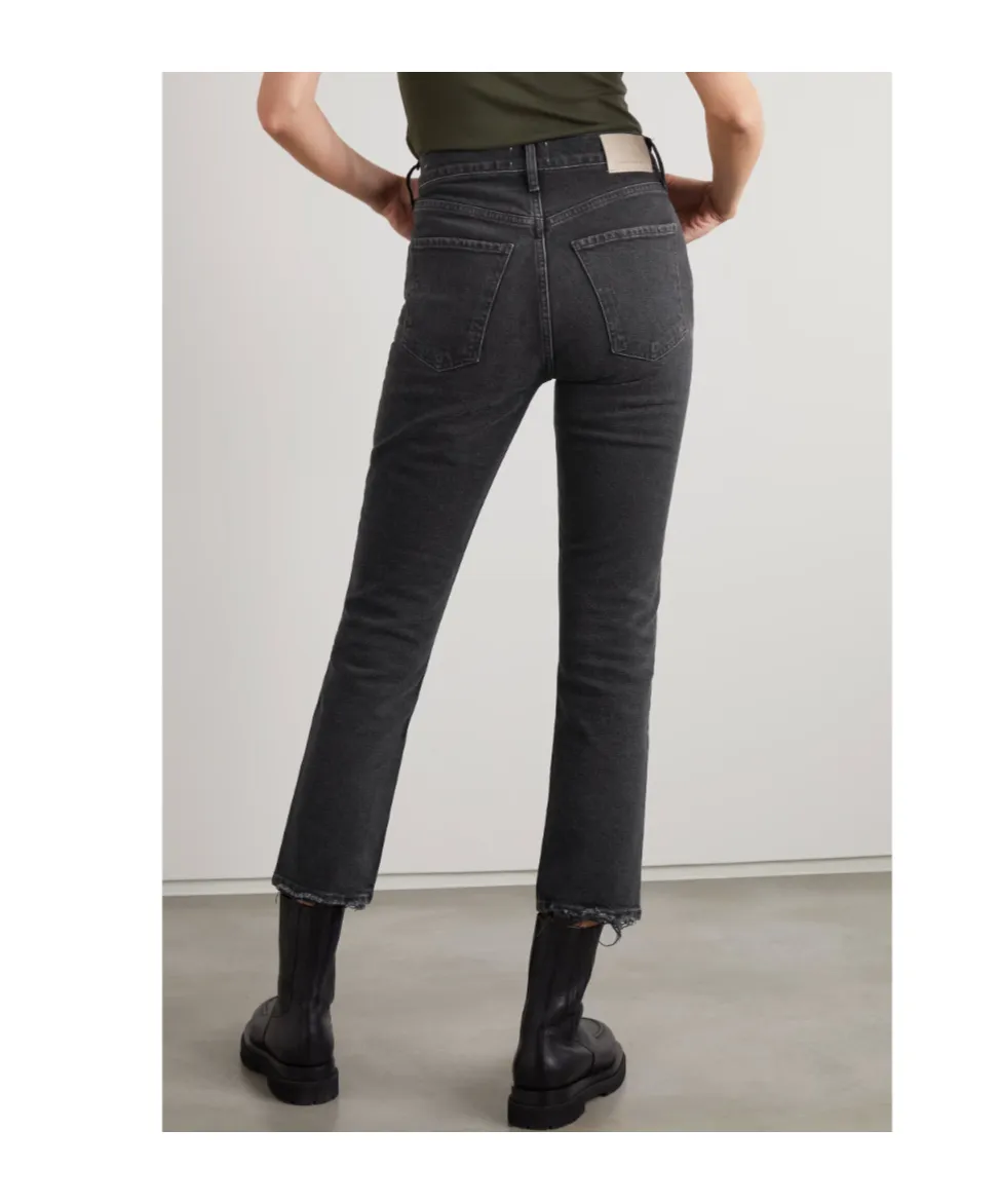 Jolene High-Waisted Straight Leg Jeans