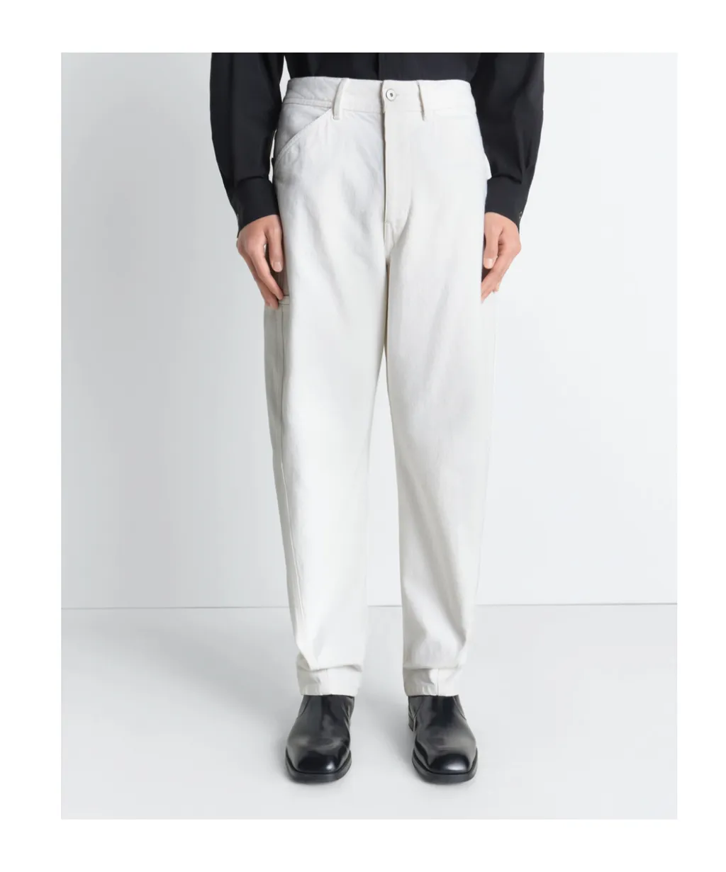 Twisted Workwear Pants In Denim