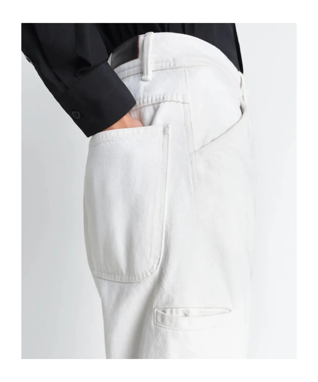 Twisted Workwear Pants In Denim