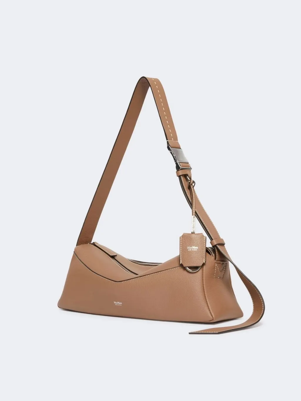Zippered Shoulder Bag
