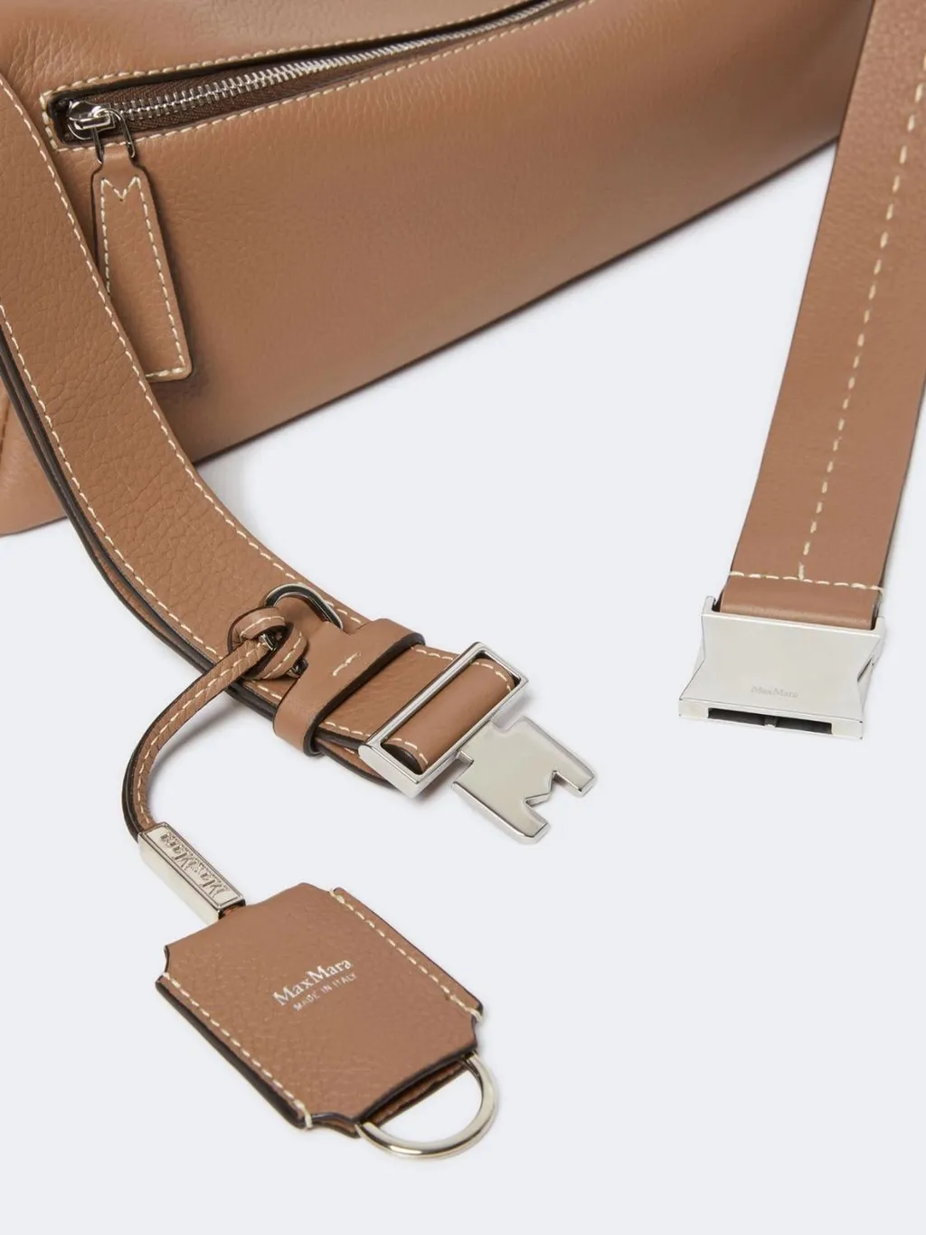 Zippered Shoulder Bag
