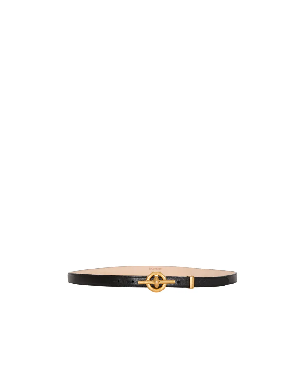 Calfskin T-Bar Belt