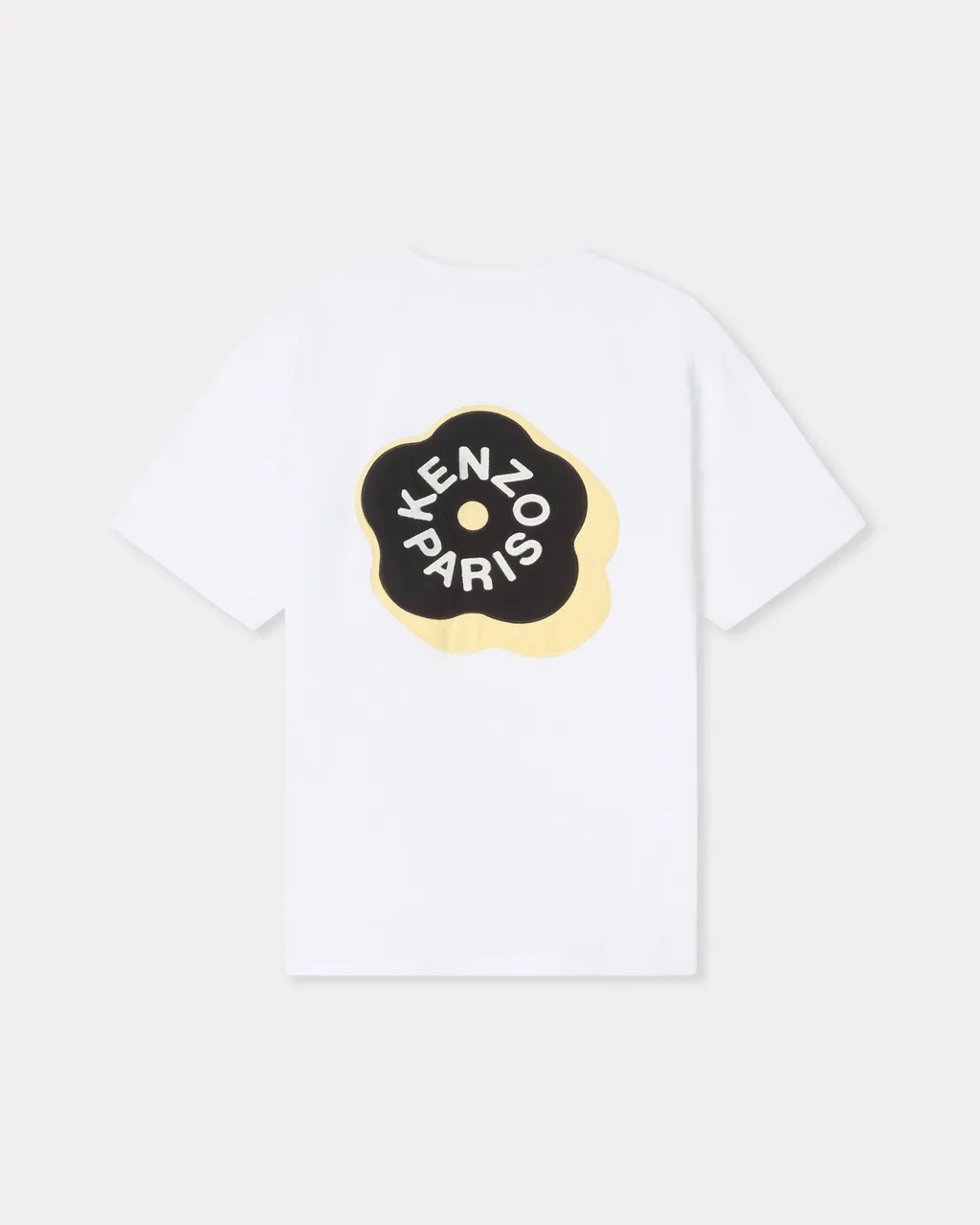 Embroidered Loose T-Shirt In Cotton Boke Flower 2.0