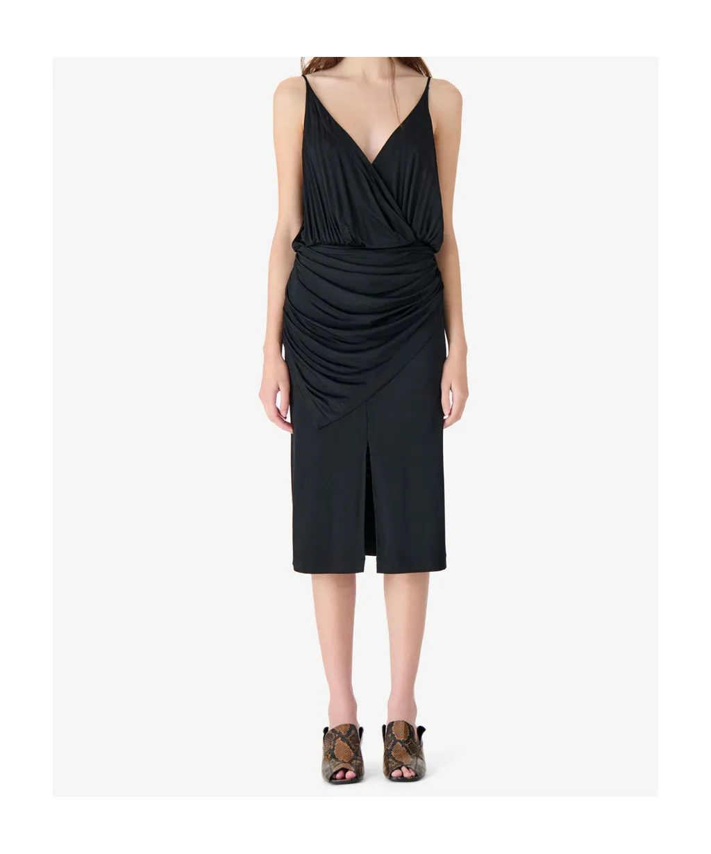 Draped Slip Dress