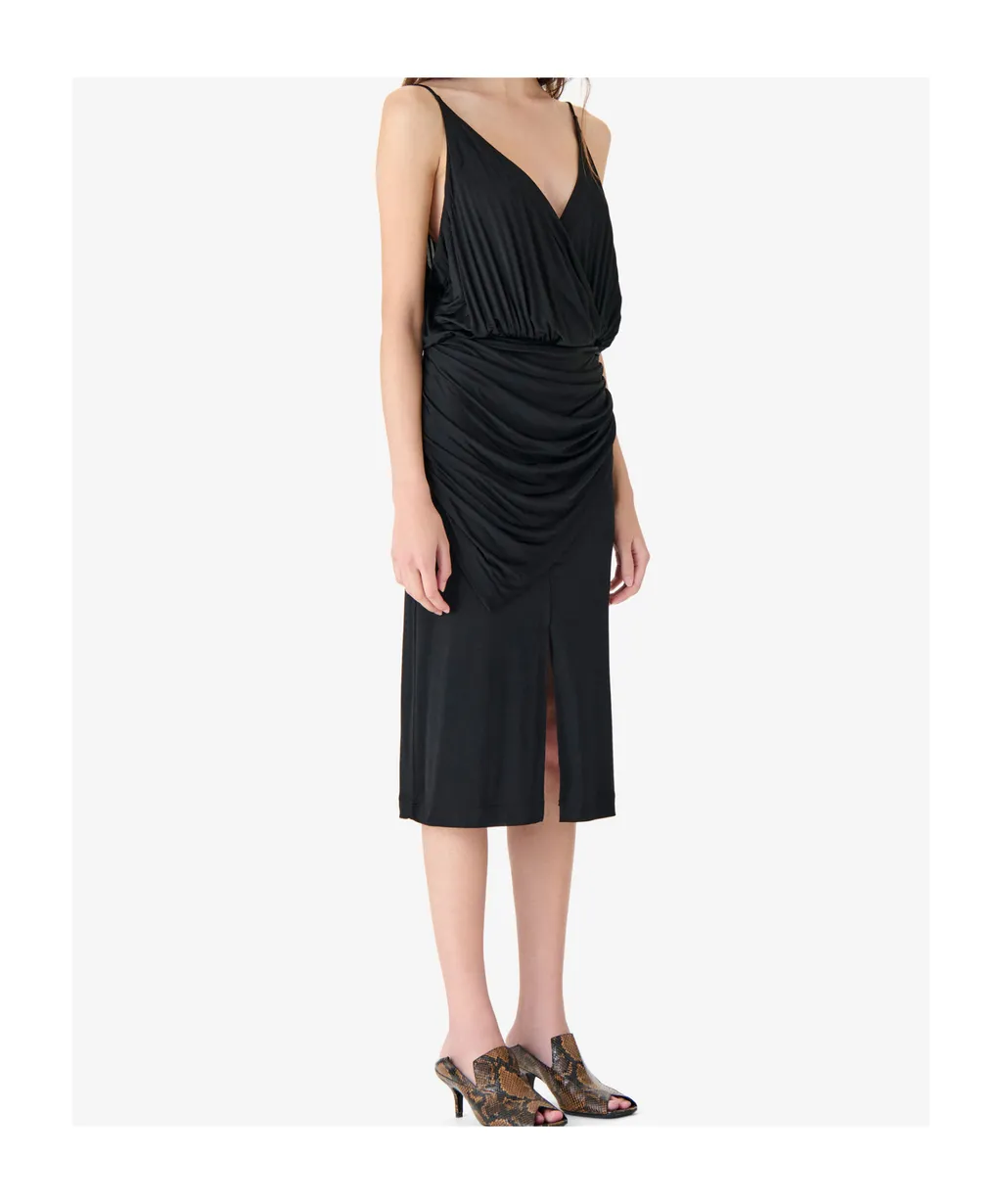 Draped Slip Dress