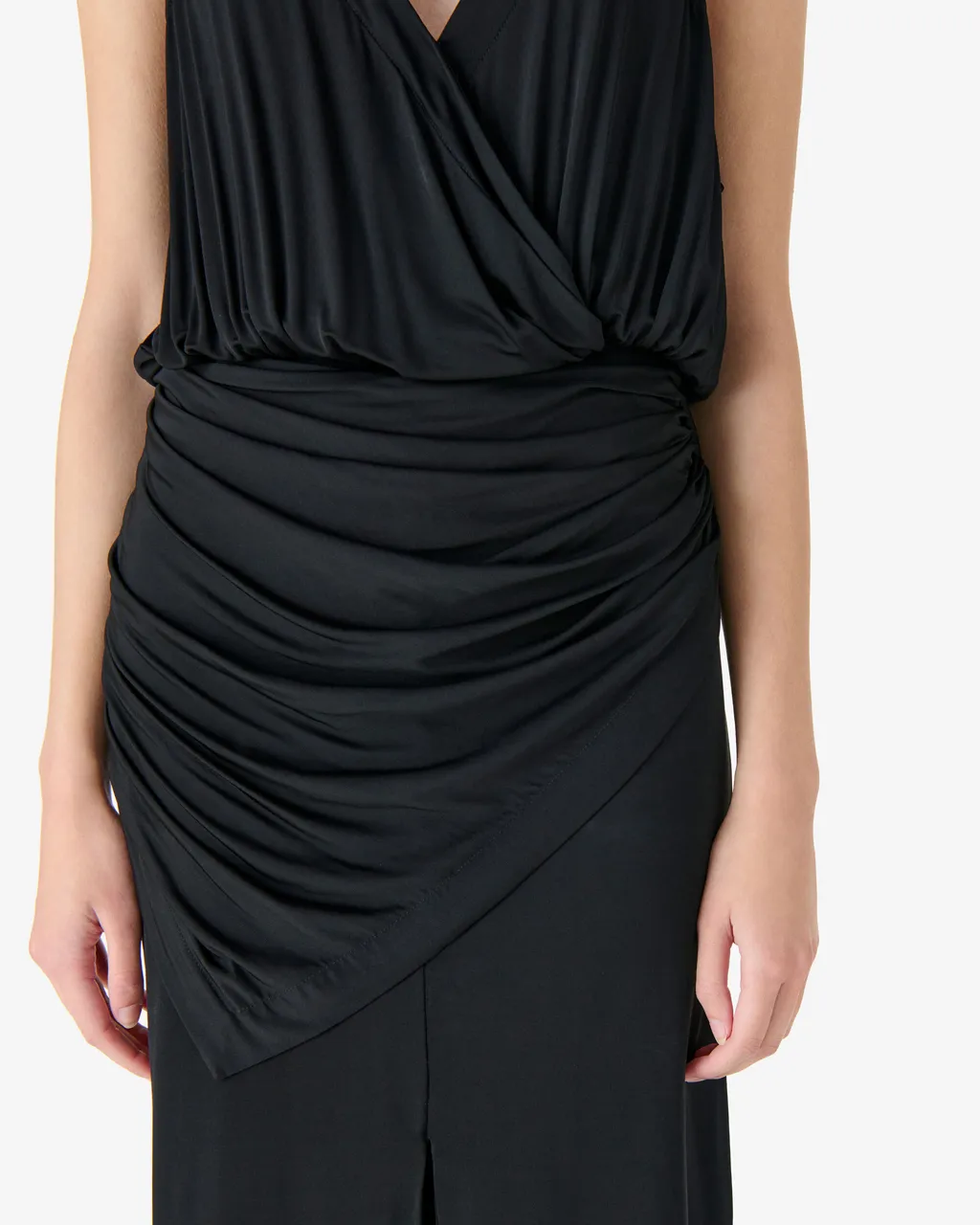 Draped Slip Dress