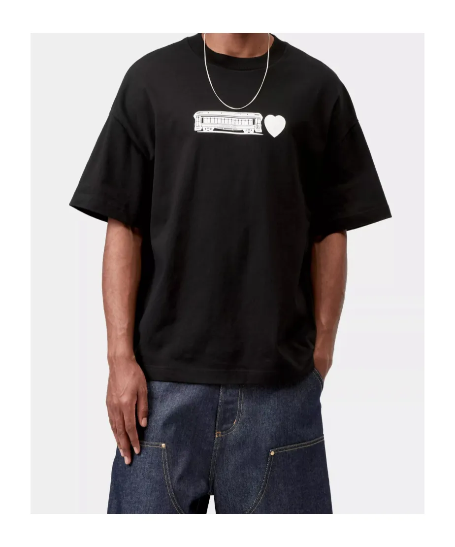 S/S Deconstructed Label T-Shirt