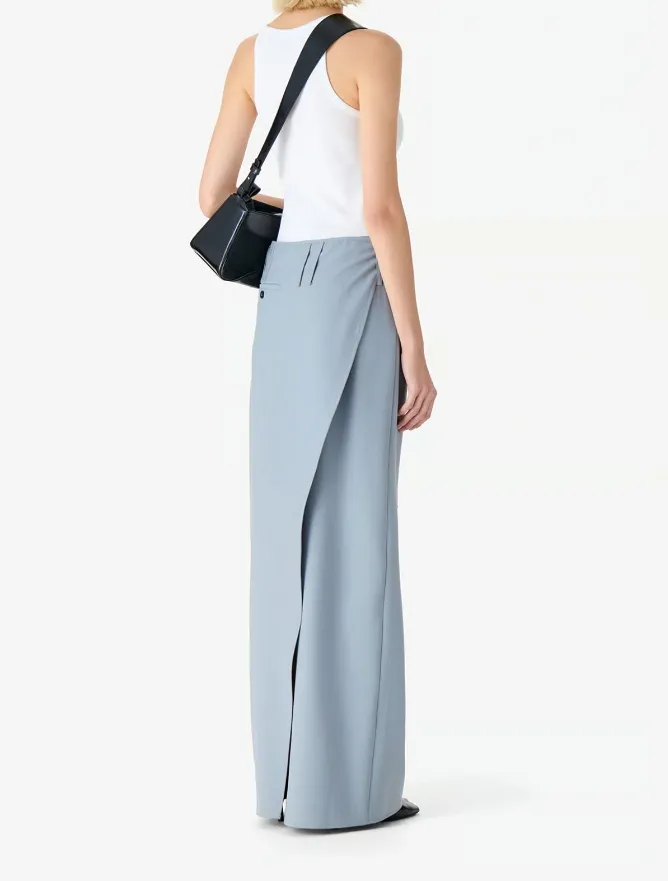Belt Loop Midi Skirt