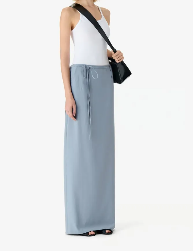 Belt Loop Midi Skirt