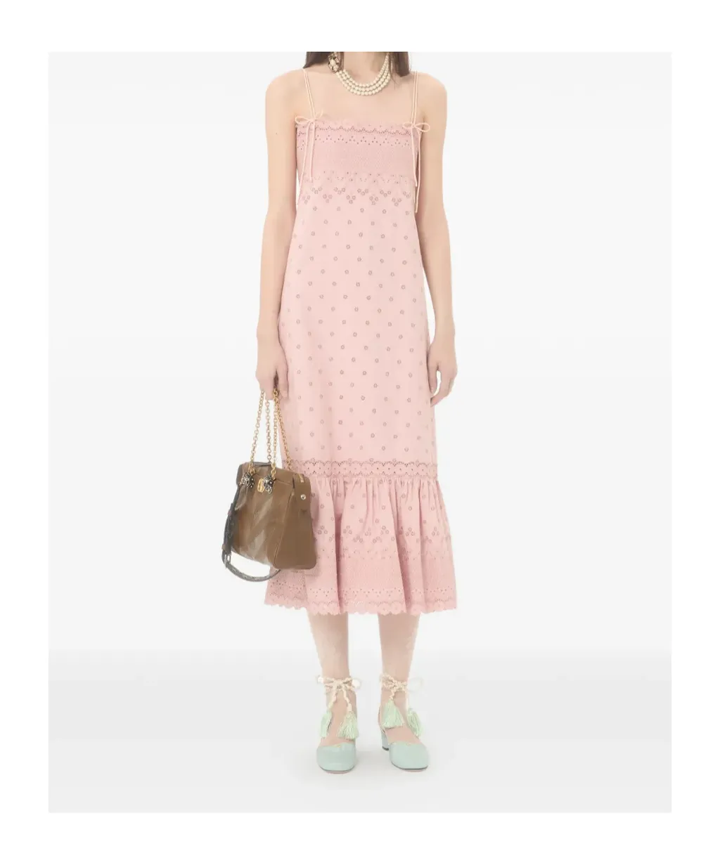 Ruffled Midi Dress