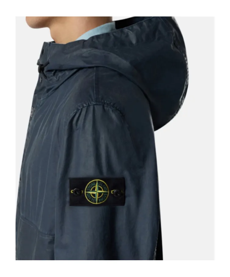Long Hooded Parka With Storm Flaps