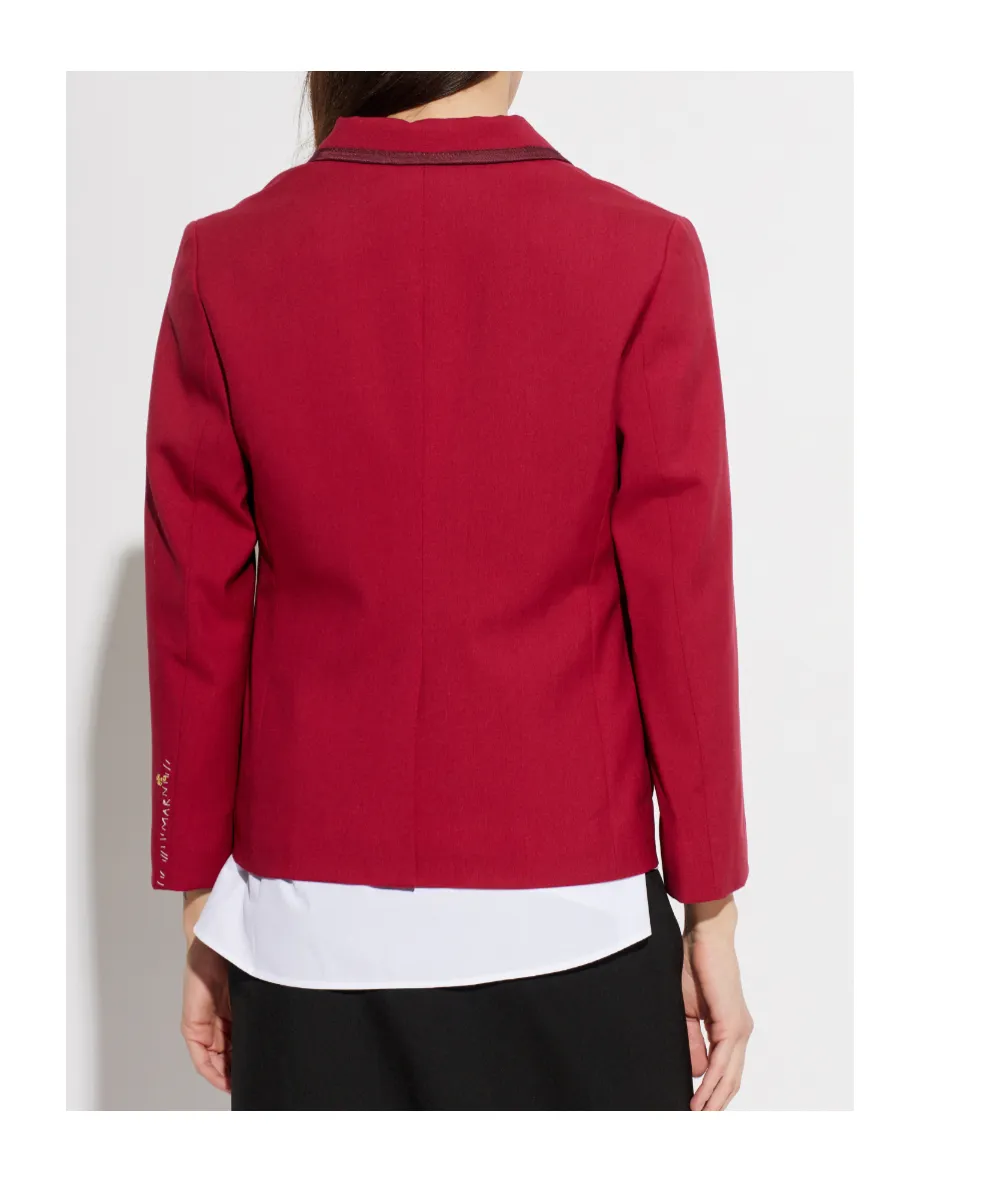 Long-Sleeved Suit Jacket