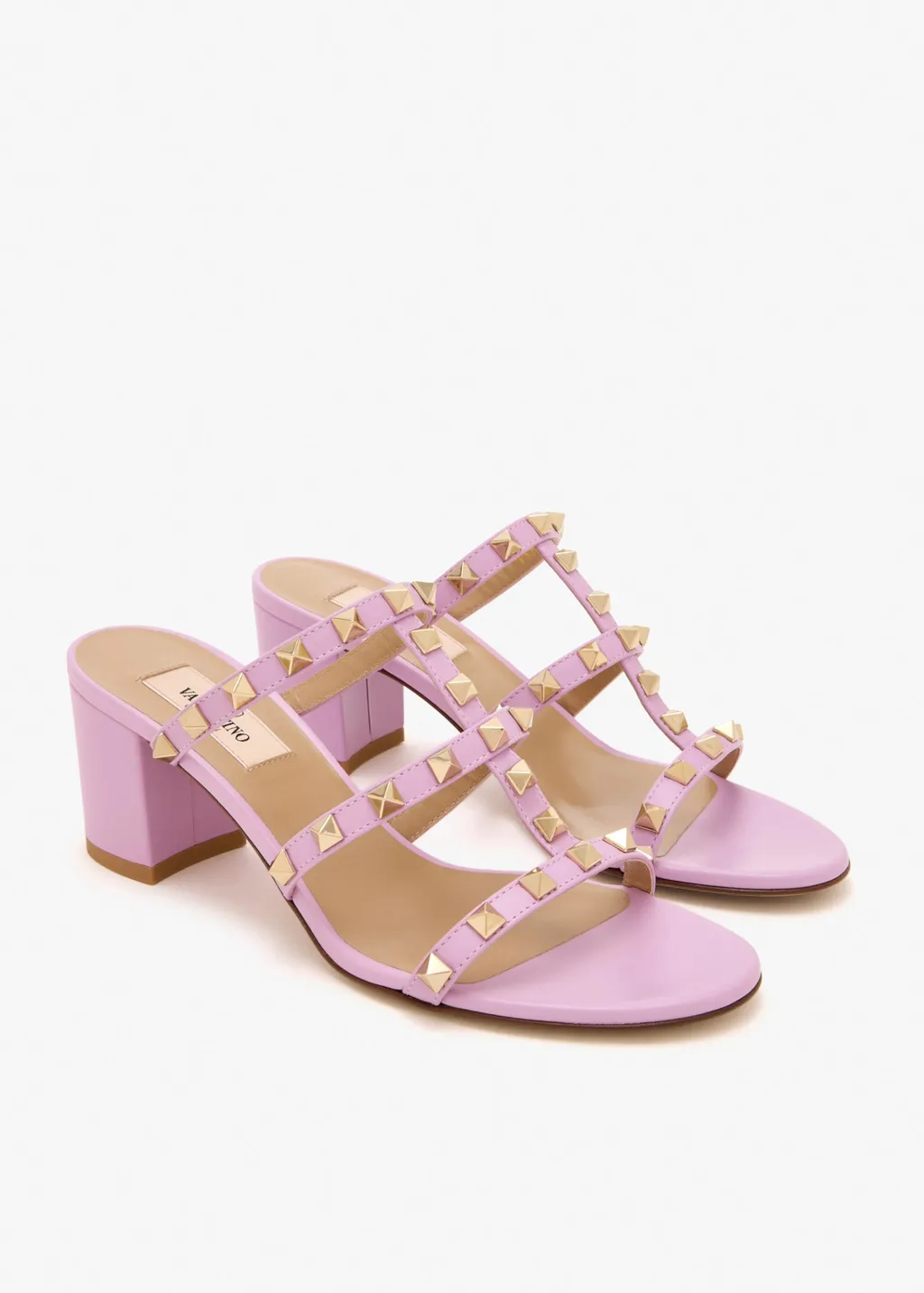 Chunky High-Heeled Sandals