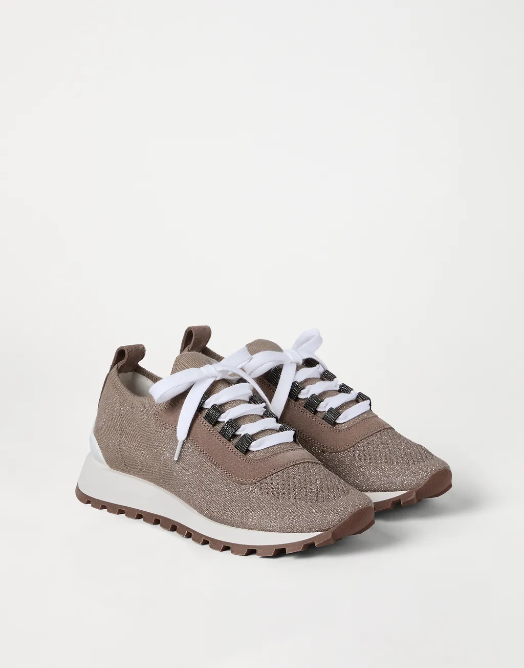 Sparkling Knit Sneakers