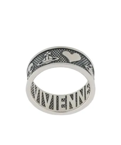 Embossed Logo Ring