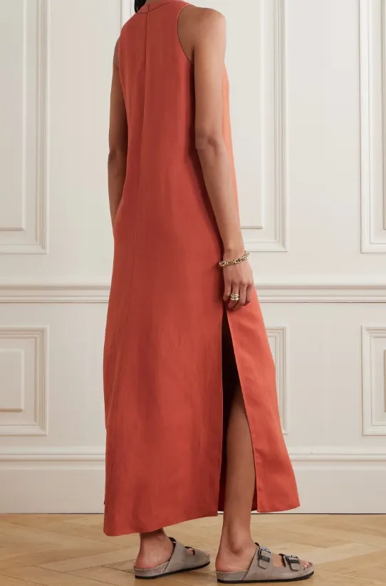 V-Neck Sleeveless Dress