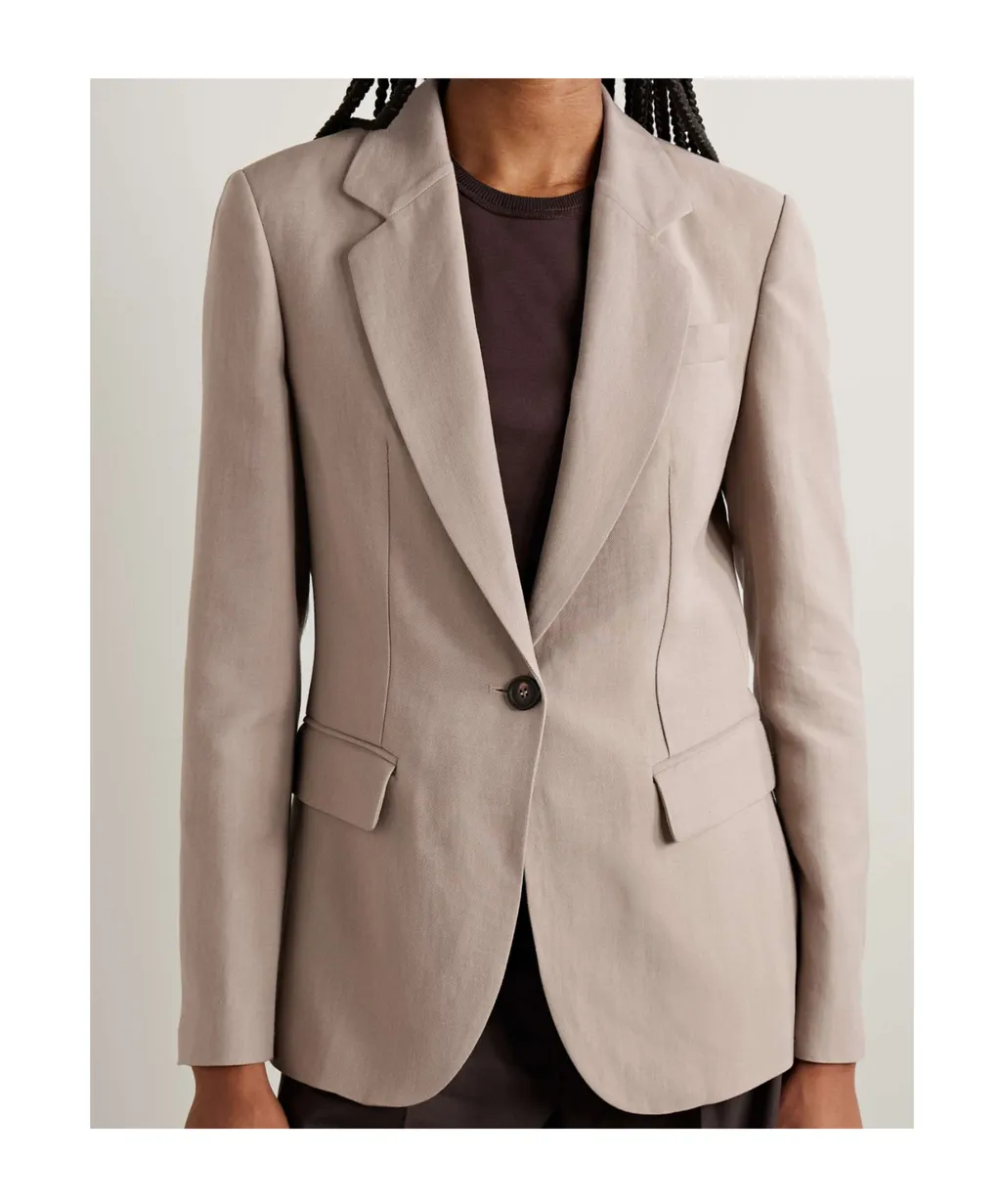 Long-Sleeved Suit Jacket