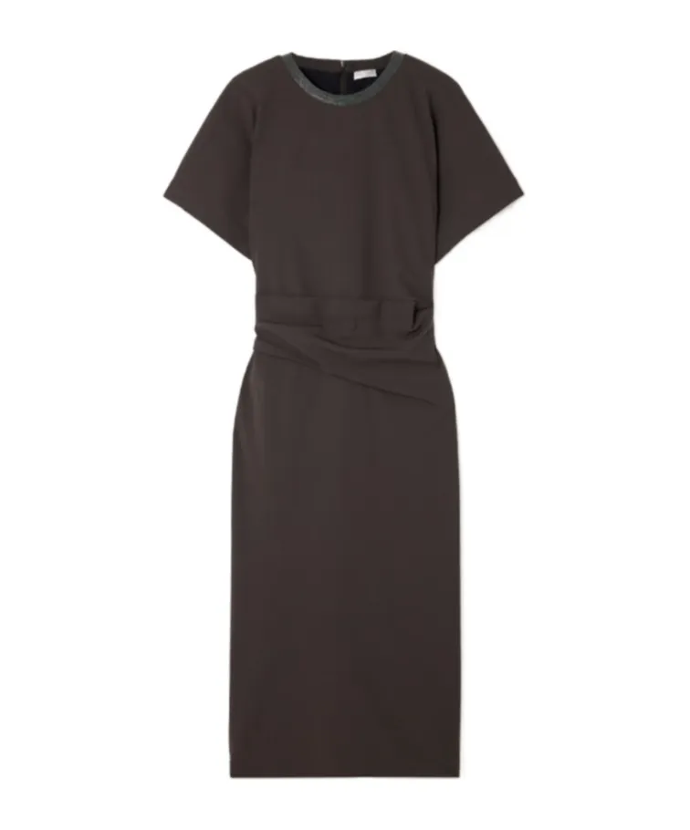 Round Neck Short Sleeve Dress