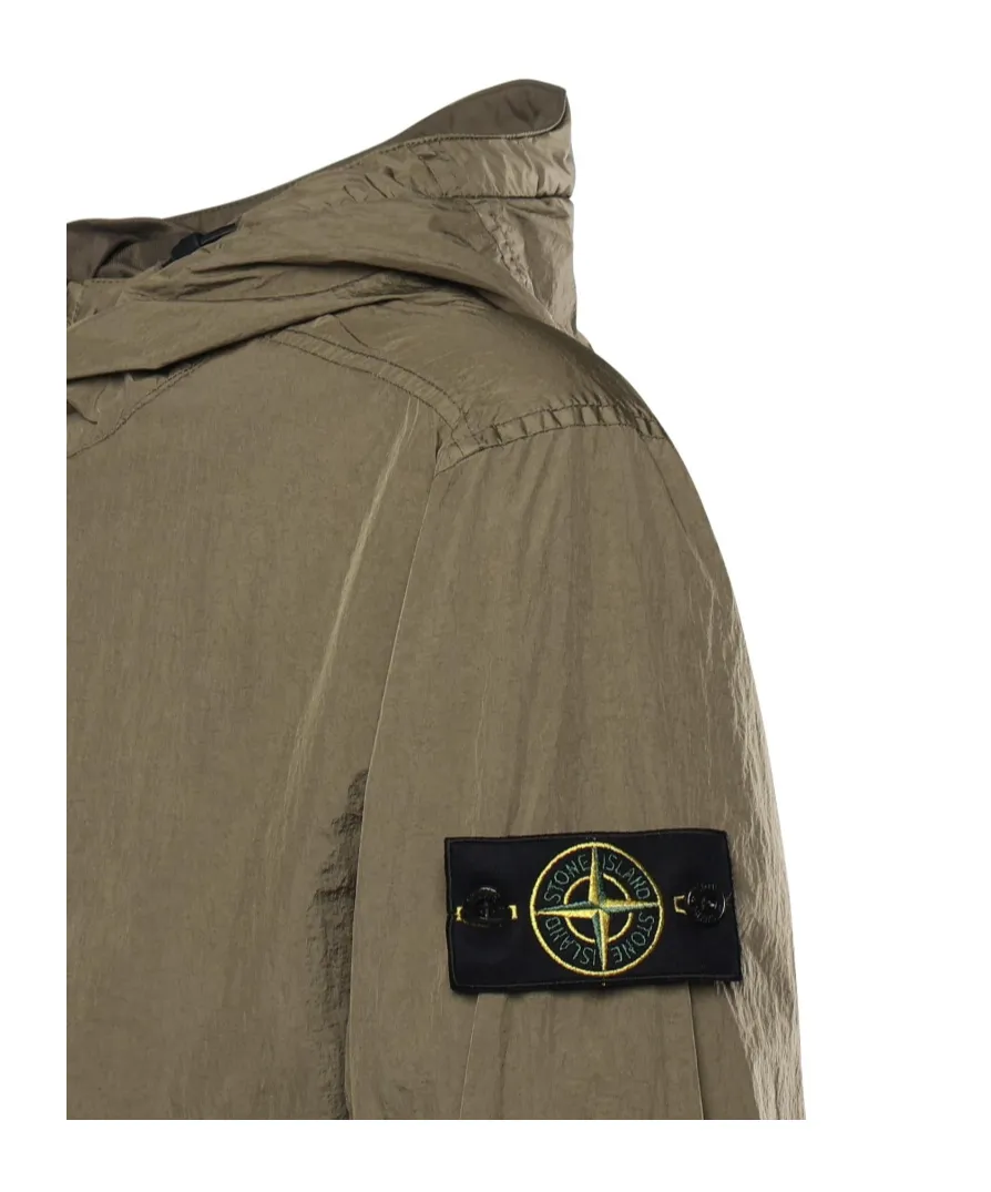 Stone Island Zip-Up Hooded Jacket