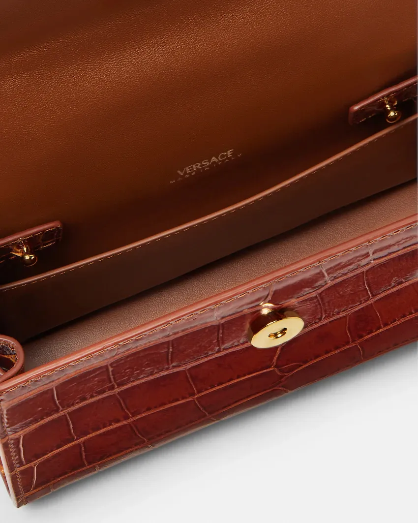 Versace Medusa 95 Embossed Small Handbag