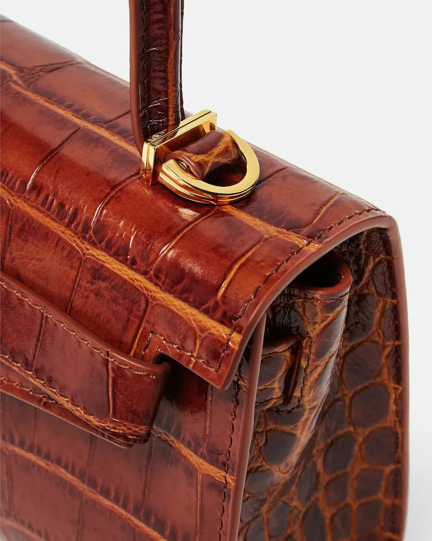 Versace Medusa 95 Embossed Small Handbag