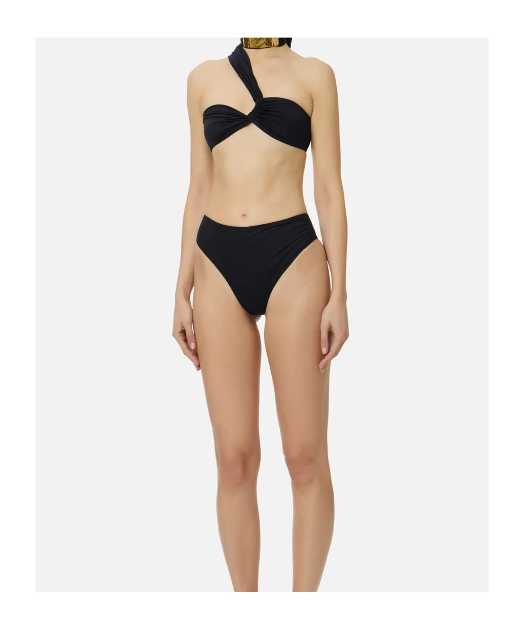 Elisabetta Franchi Jewel One-Shoulder Bikini