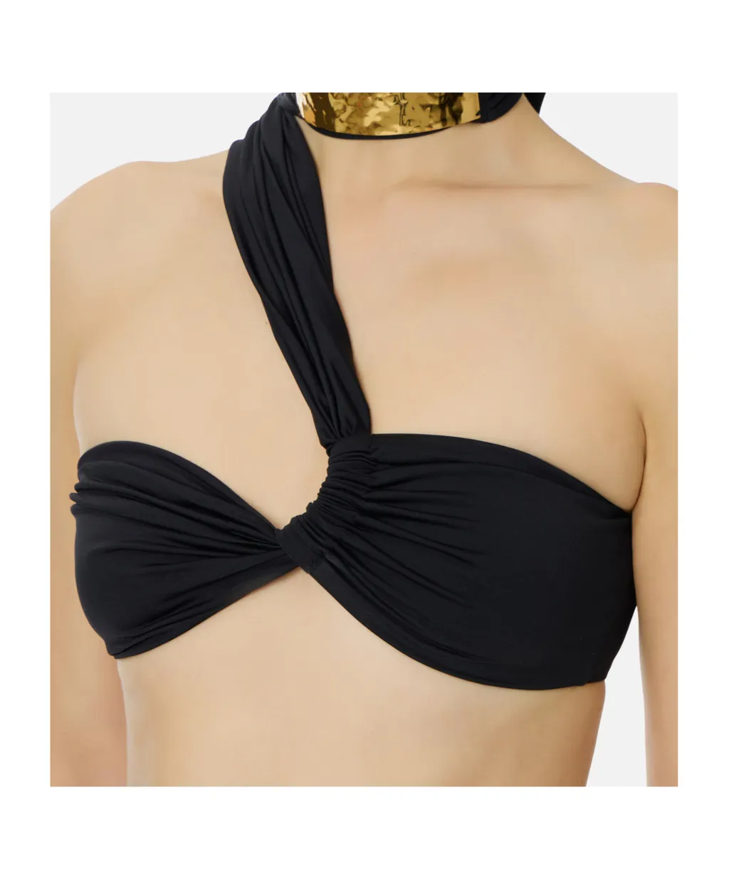Elisabetta Franchi Jewel One-Shoulder Bikini