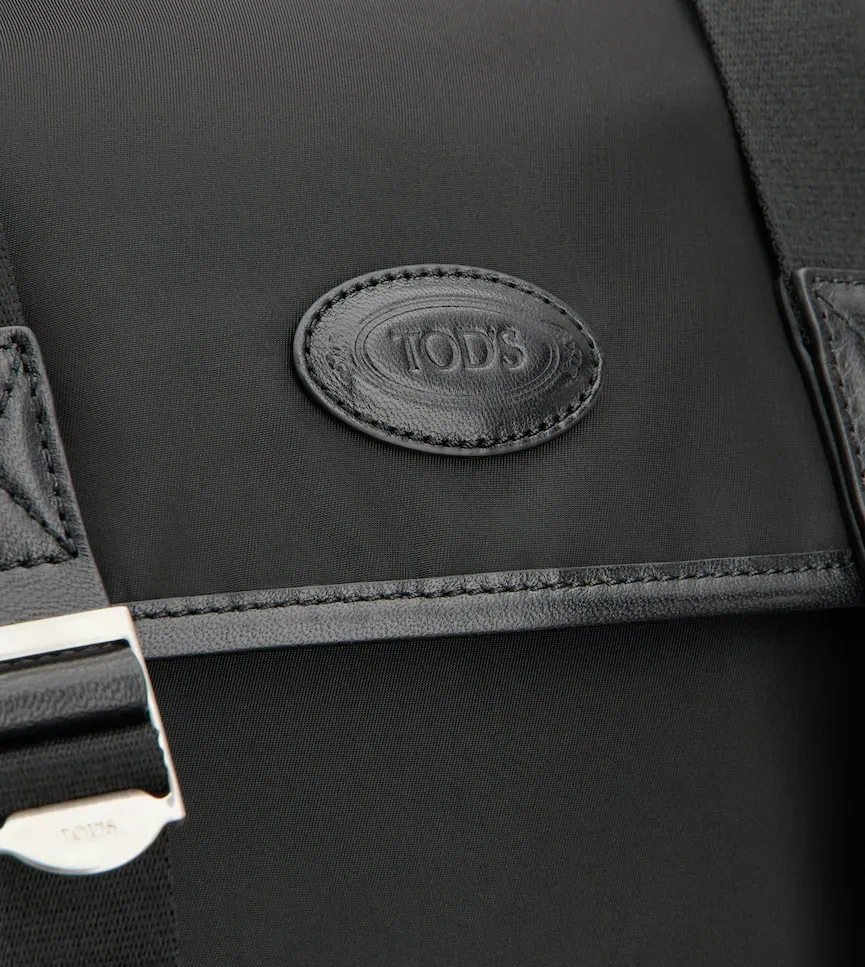 Tod's Logo Patch Buckle-Strap Backpack