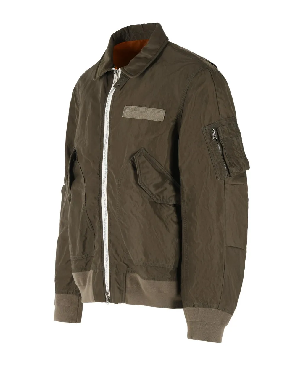 Sacai Zip-Up Bomber Jacket