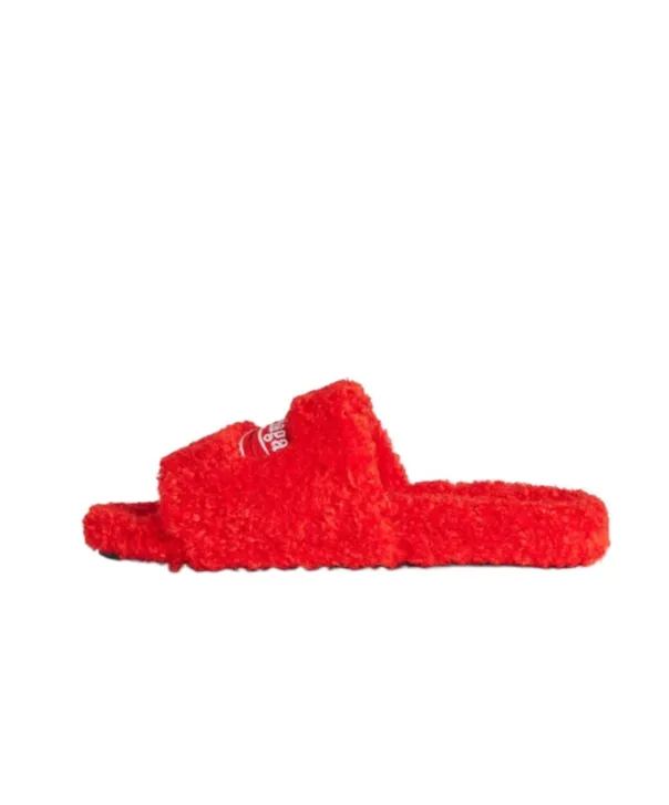 Logo Fleece Slides
