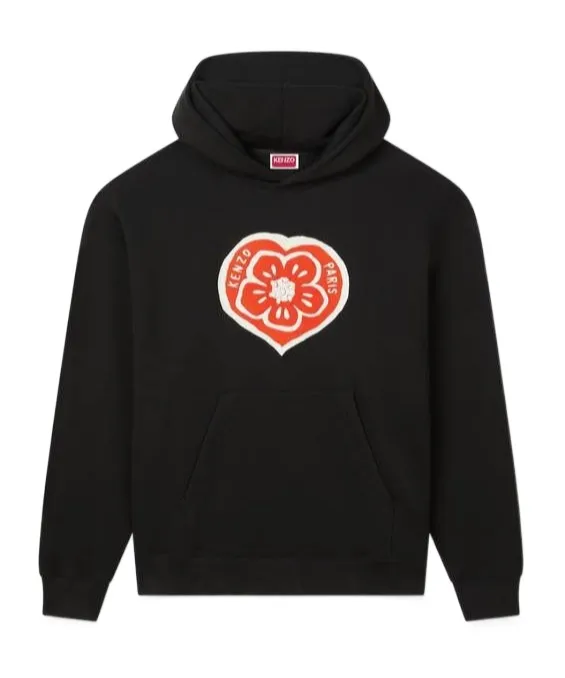 Oversized Hoodie In Cotton Kenzo Boke Heart