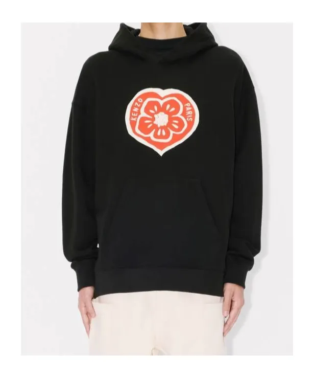Oversized Hoodie In Cotton Kenzo Boke Heart