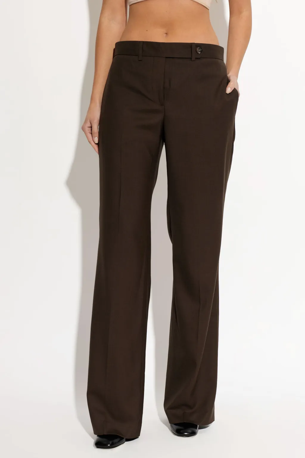 Paul Smith Pleated Wide-Leg Pants