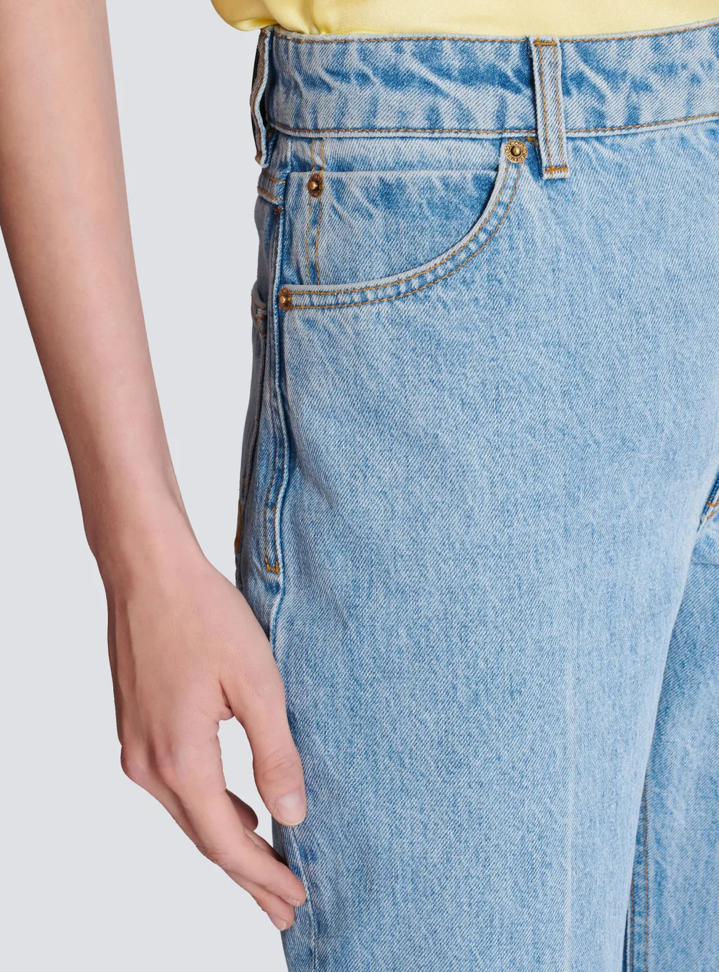 Balmain Denim High-Waisted Jeans