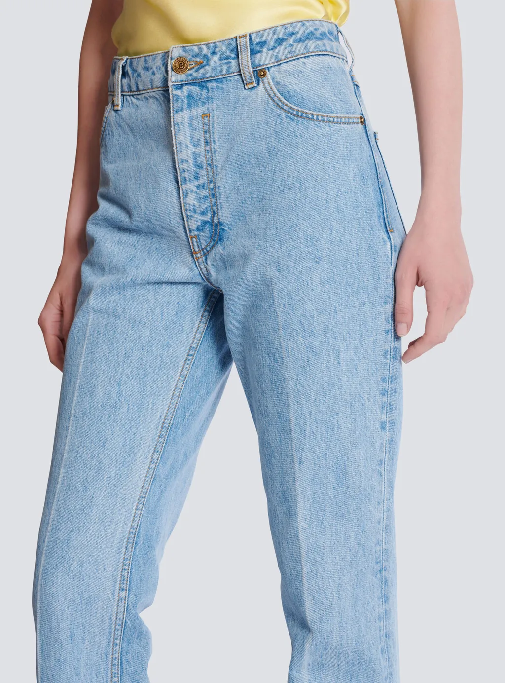 Balmain Denim High-Waisted Jeans