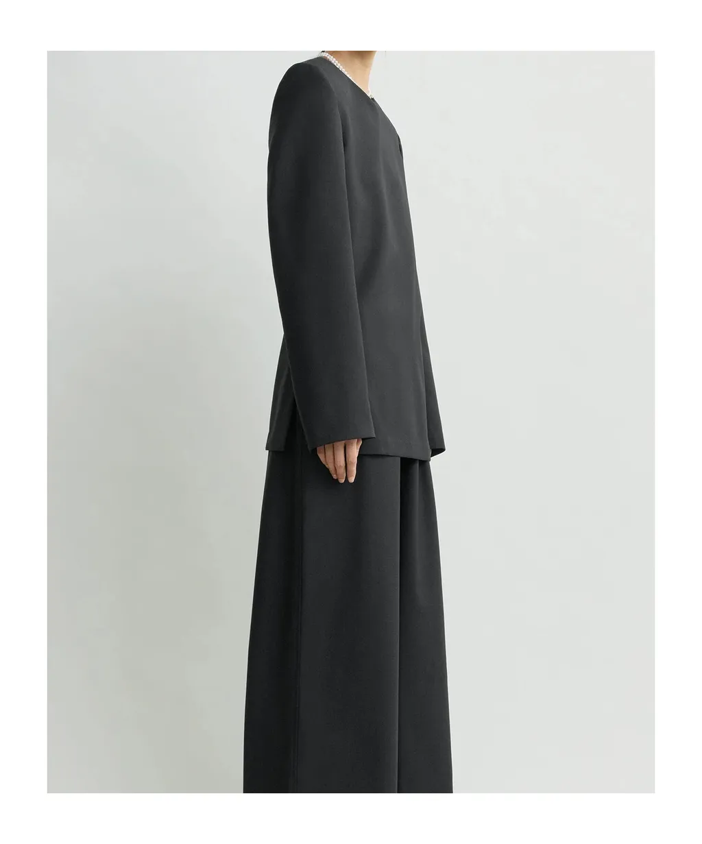 Round-Neck Blouse