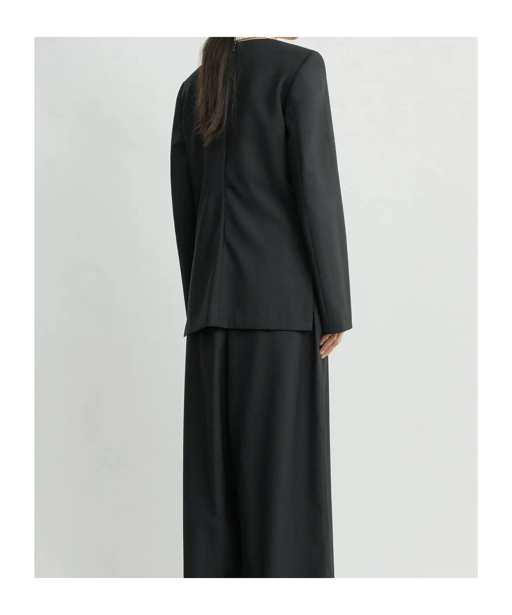 Round-Neck Blouse