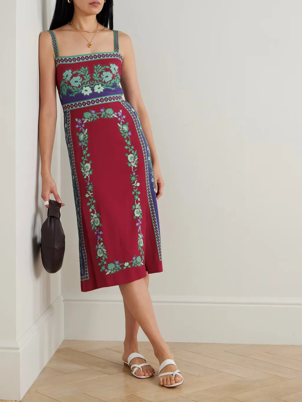 Buy Me A Martini Floral Print Midi Dress