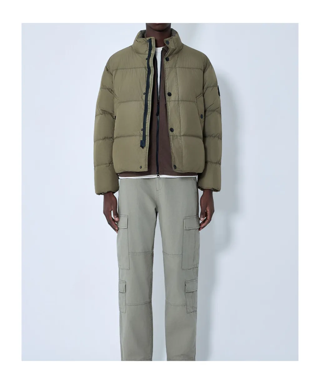 Long-Sleeved Down Jacket